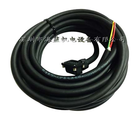 三菱電機(jī)電源線MR-PWS1CBL5M-A1-L，三菱MR-JE，MR-J4,MR-J3系列電機(jī)專用